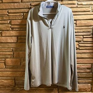 Polo by Ralph Lauren 1/4 zip mens long sleeve pullover